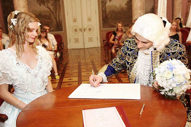 Церемонія реєстрації шлюбу в стилі епохи відродження